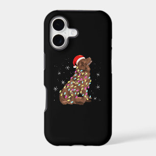 Newfoundland christmas light gift funny dog lover