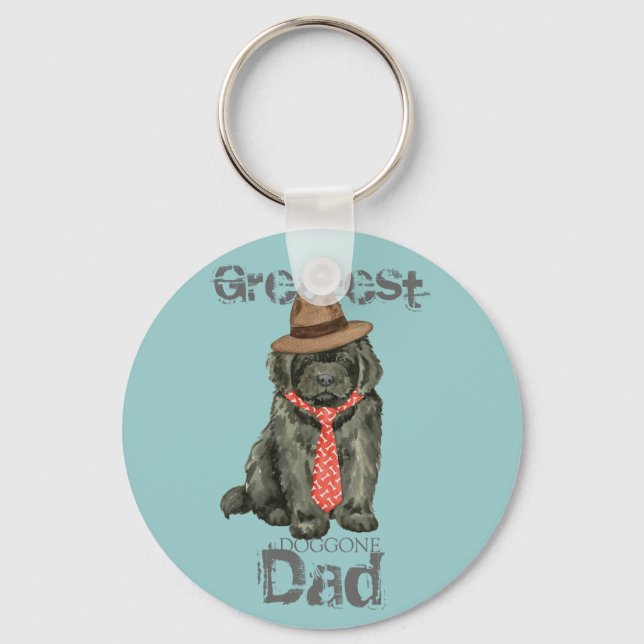 Newfoundland Dad Keychain (Front)