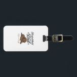 Newfoundland Dad Life Is Ruff Vintage Dog Shirt Luggage Tag<br><div class="desc">Newfoundland Dad Life Is Ruff Vintage Dog Shirt</div>