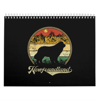 Newfoundland design | funny gift for dog lover calendar