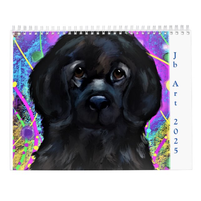 NEWFOUNDLAND DOG CALENDAR (Back)