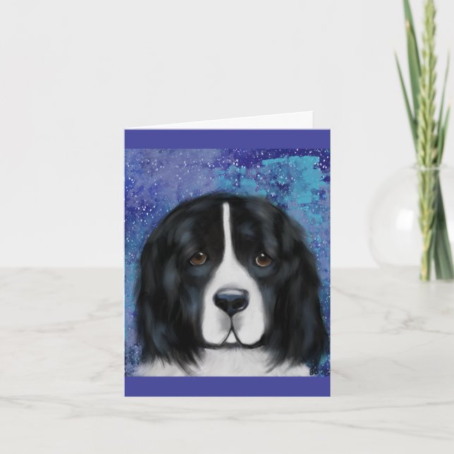 Newfoundland Dog Card (Front)