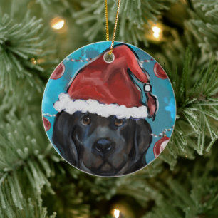 Newfoundland Dog     Ceramic Ornament