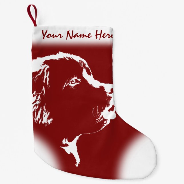 Newfoundland Dog Christmas Stocking Dog Stockings (Front)