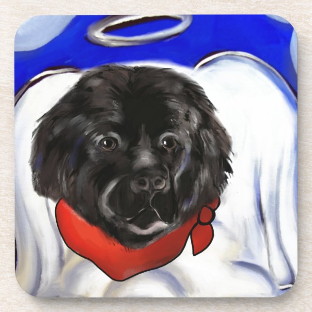 Newfoundland Dog Coaster (Front)
