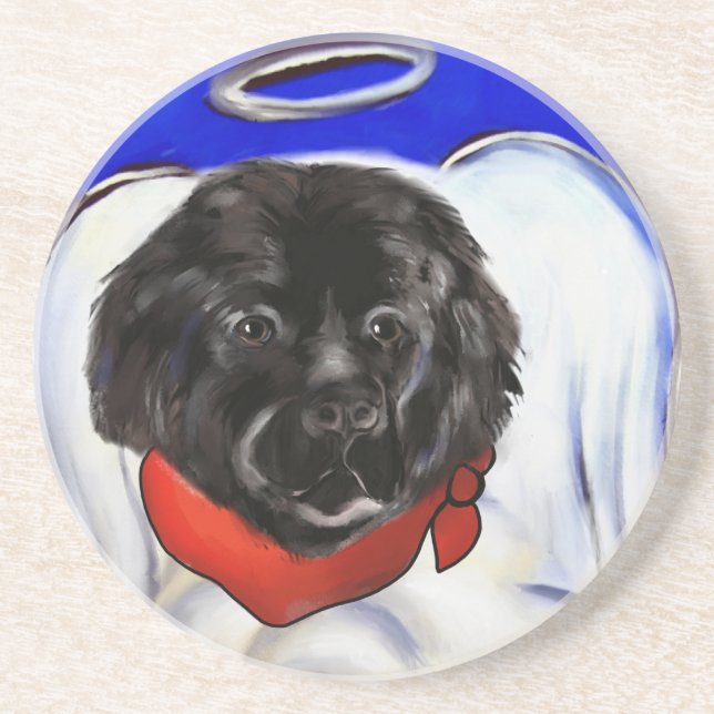 Newfoundland Dog Coaster (Front)