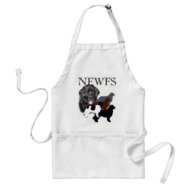 Newfoundland dog four colours standard apron (Front)