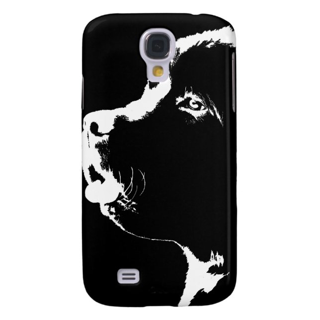 Newfoundland Dog Galaxy S4 Case Newfoundland Pup (Back)