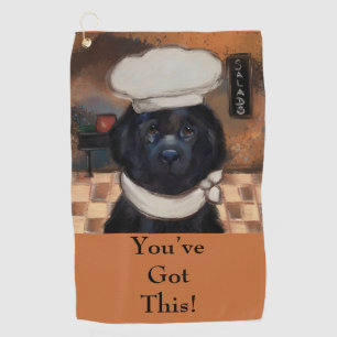Newfoundland Dog         Golf Towel