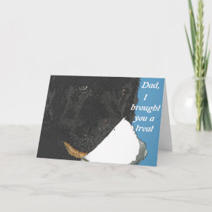 Newfoundland dog greeting Card