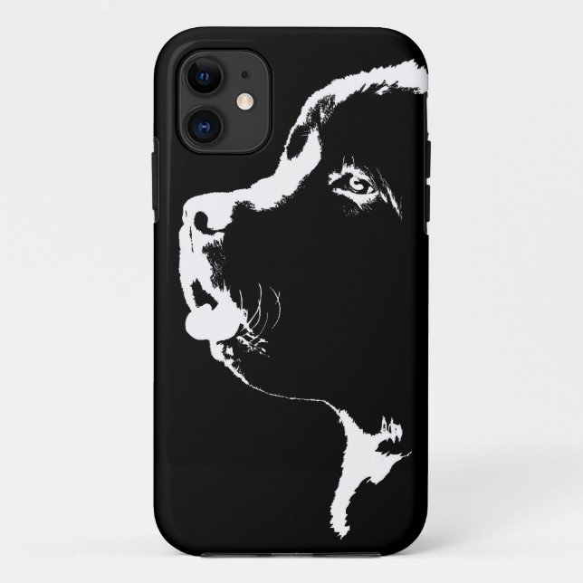 Newfoundland Dog IPhone 5 Case Newfoundlander Pup (Back)