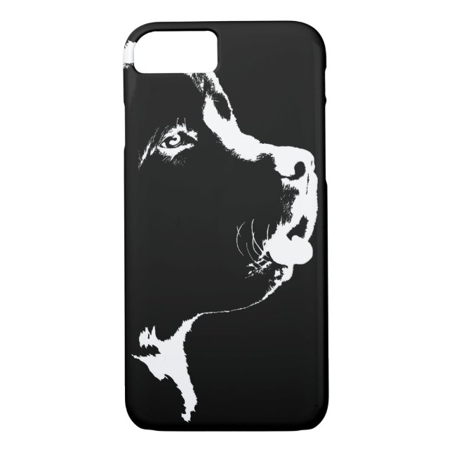 Newfoundland Dog iPhone 7 Case Newfoundland Case (Back)