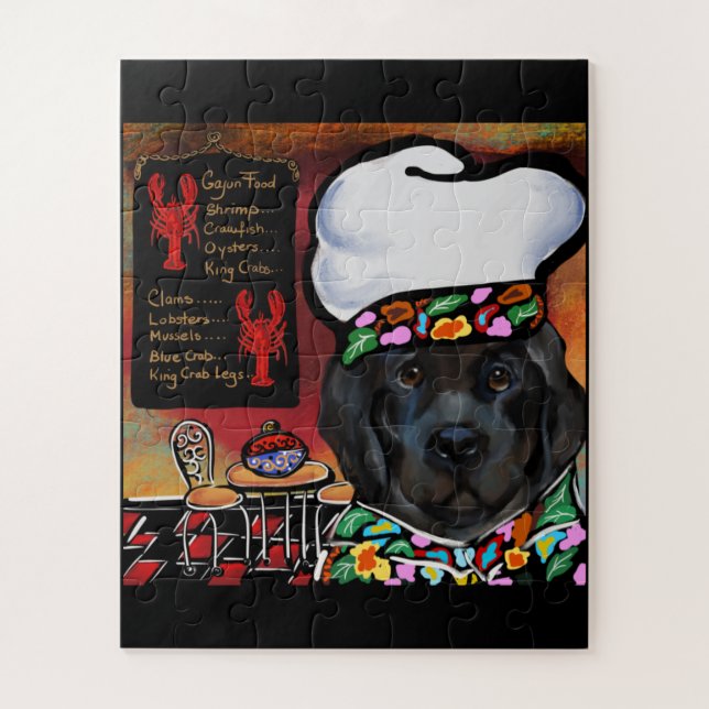 Newfoundland Dog                Jigsaw Puzzle (Vertical)