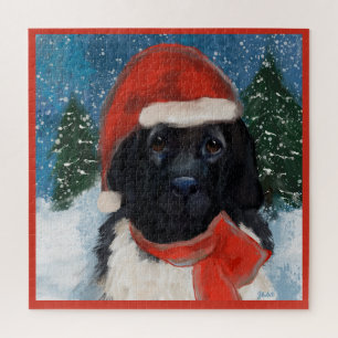 NEWFOUNDLAND  DOG JIGSAW PUZZLE