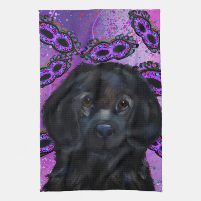 Newfoundland Dog                Kitchen Towel (Vertical)