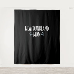 Newfoundland dog mom dog lover paws gift tapestry