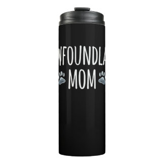 Newfoundland dog mom | dog lover paws gift thermal tumbler
