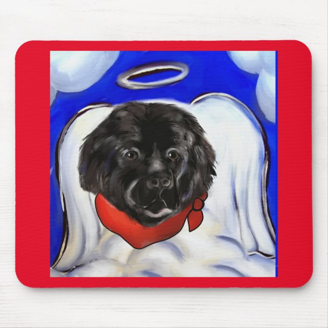 Newfoundland Dog Mouse Pad (Front)