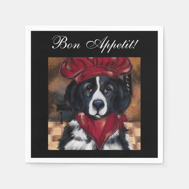 Newfoundland Dog       Napkin (Front)