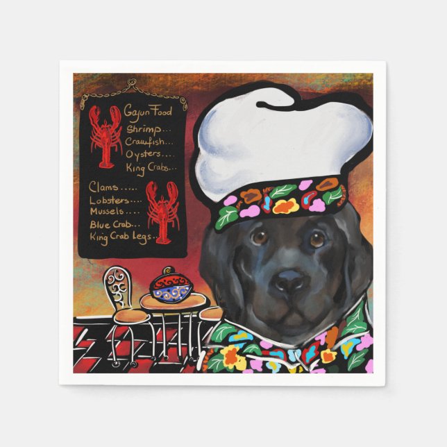 Newfoundland Dog                  Napkin (Front)