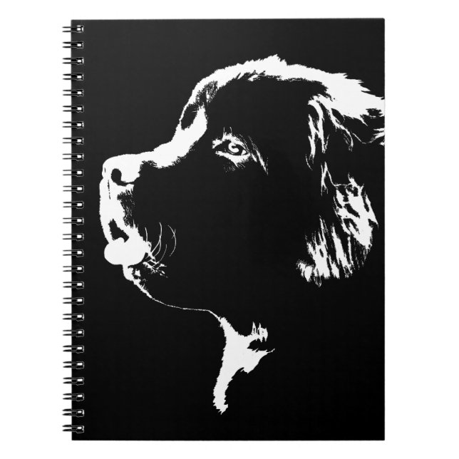 Newfoundland Dog Notebook Dog Gifts Books (Front)