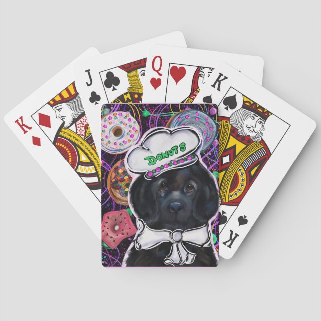 Newfoundland Dog         Playing Cards (Back)