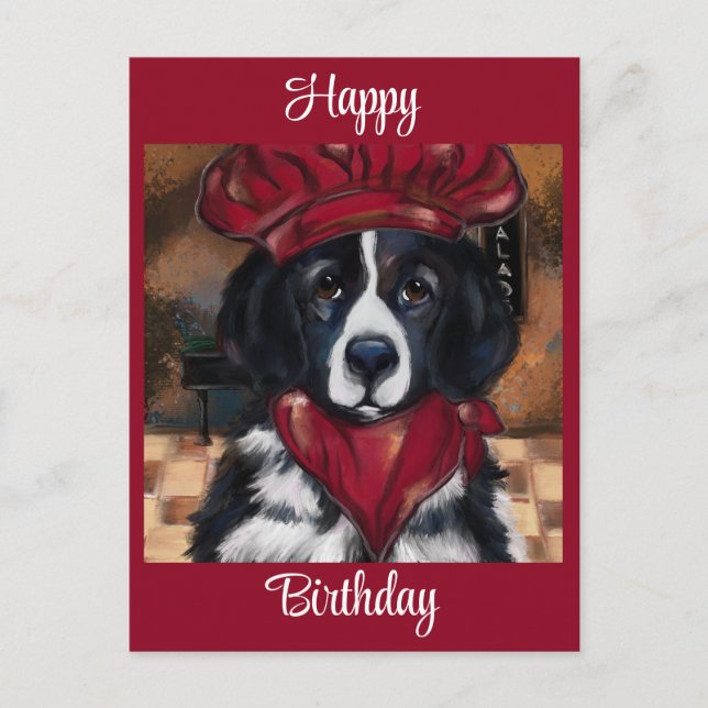 Newfoundland Dog    Postcard (Front)