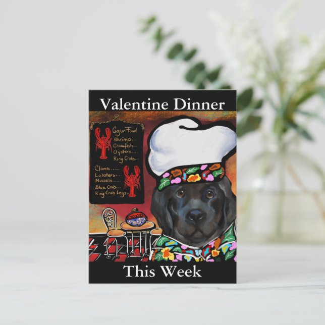 Newfoundland Dog                 Postcard (Standing Front)