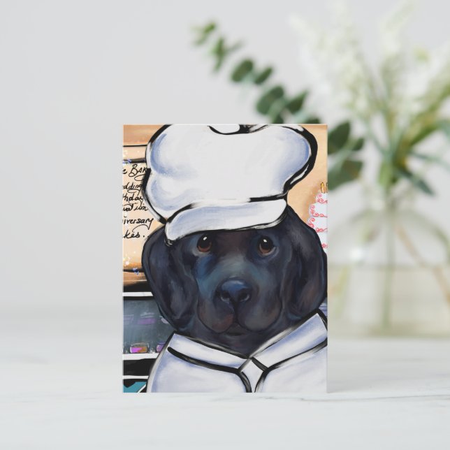 Newfoundland Dog    Postcard (Standing Front)