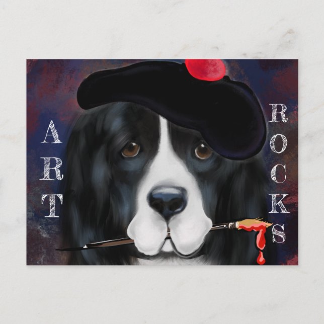 Newfoundland Dog Postcard (Front)