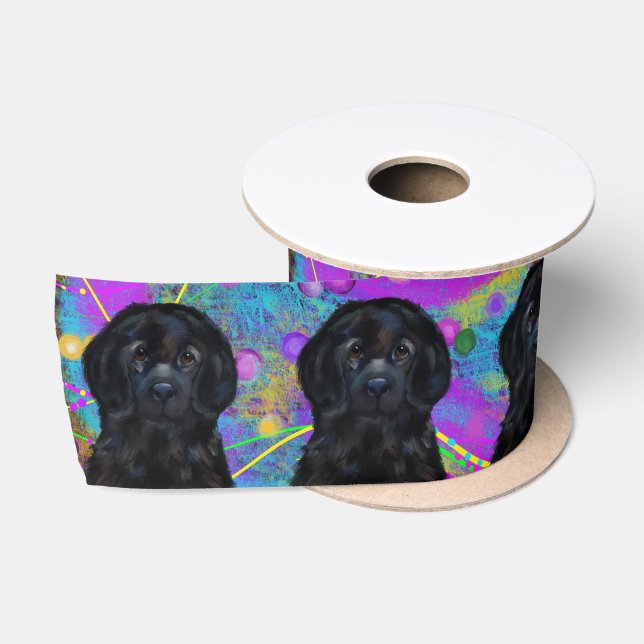 Newfoundland Dog                     Satin Ribbon (Spool)