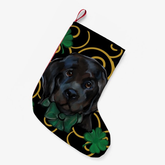 Newfoundland Dog   Small Christmas Stocking (Front (Hanging))