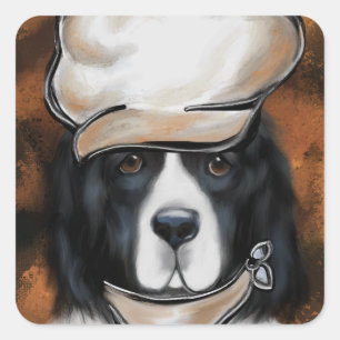 Newfoundland Dog Square Sticker
