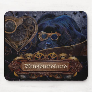 Newfoundland Dog Steampunk Style! Mouse Pad