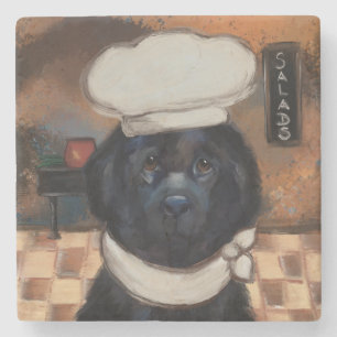 Newfoundland Dog       Stone Coaster