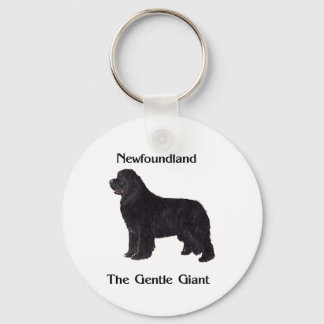 Newfoundland Dog The Gentle Giant Keychain