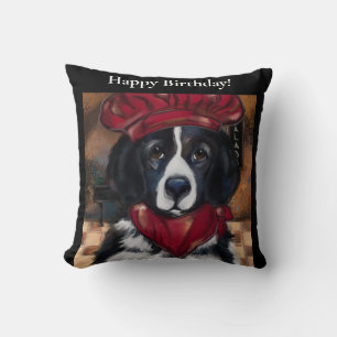 Newfoundland Dog      Throw Pillow