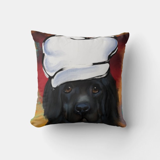 Newfoundland Dog                      Throw Pillow (Front)