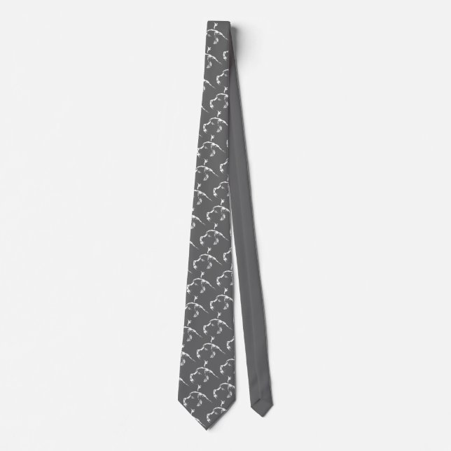 Newfoundland Dog Ties Stylish Dog Lover Ties (Front)