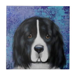 Newfoundland Dog Tile