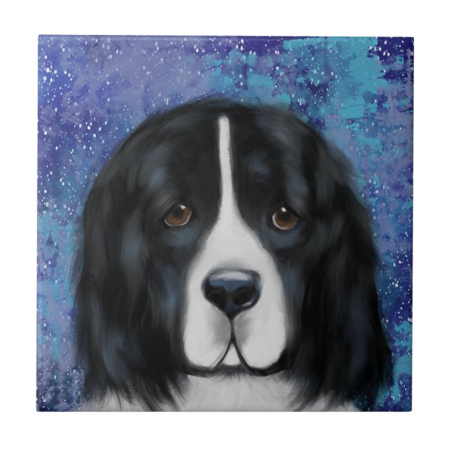 Newfoundland Dog Tile (Front)
