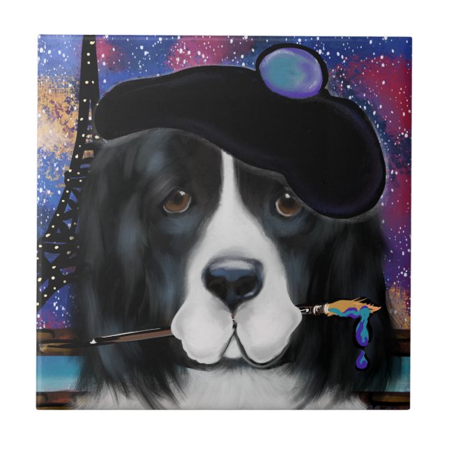 Newfoundland Dog Tile (Front)