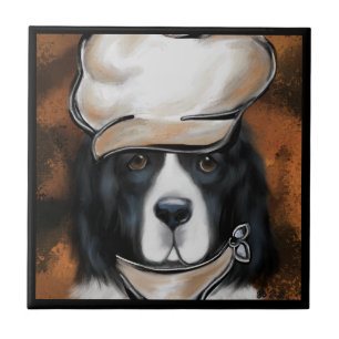 Newfoundland Dog Tile