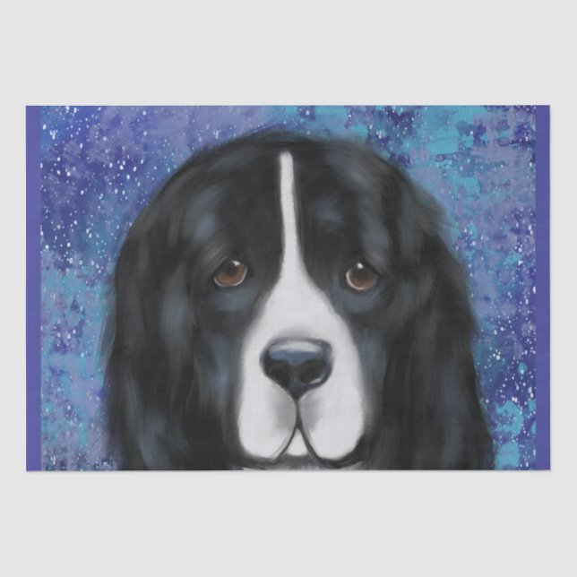 Newfoundland Dog Tissue Paper (Front)