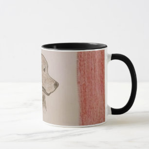 Newfoundland Dog with republic flag Mug