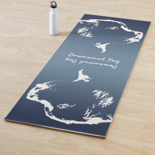 Newfoundland Dog Yoga Mats Puppy Dog Yoga Mat