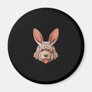 Newfoundland easter   bunny ears dog gift magnet