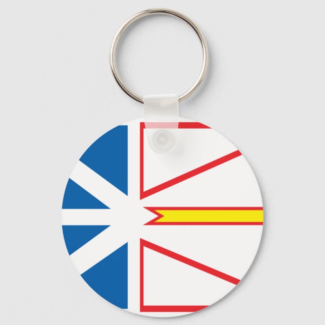 Newfoundland flag keychain (Front)