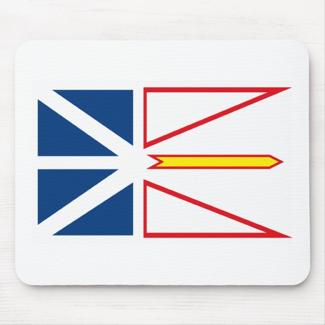 Newfoundland Flag Mousepad (Front)