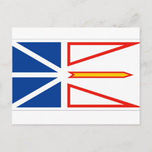 NEWFOUNDLAND FLAG POSTCARD